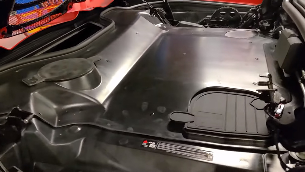 Check Out the Engine Bay of a C8 Corvette Hardtop Convertible (HTC)!