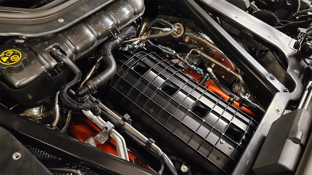 Check Out the Engine Bay of a C8 Corvette Hardtop Convertible (HTC)!