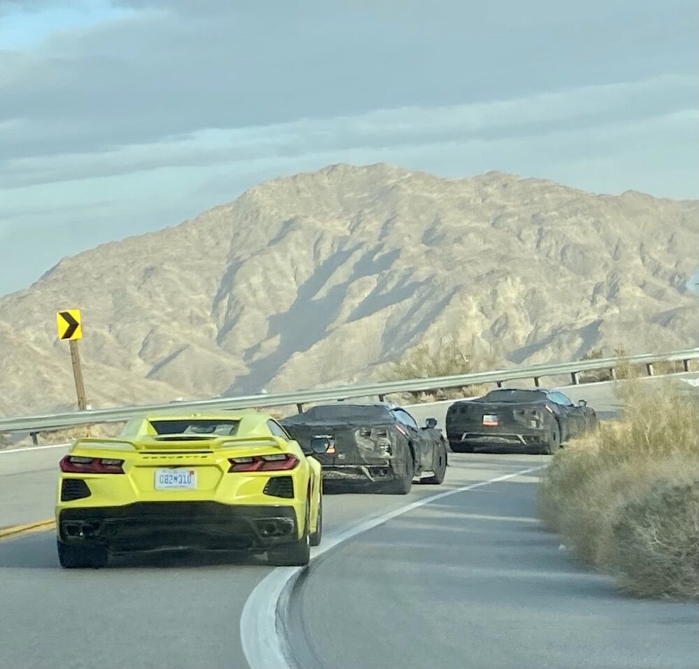 2022 C8 Corvette Z06 spy shot