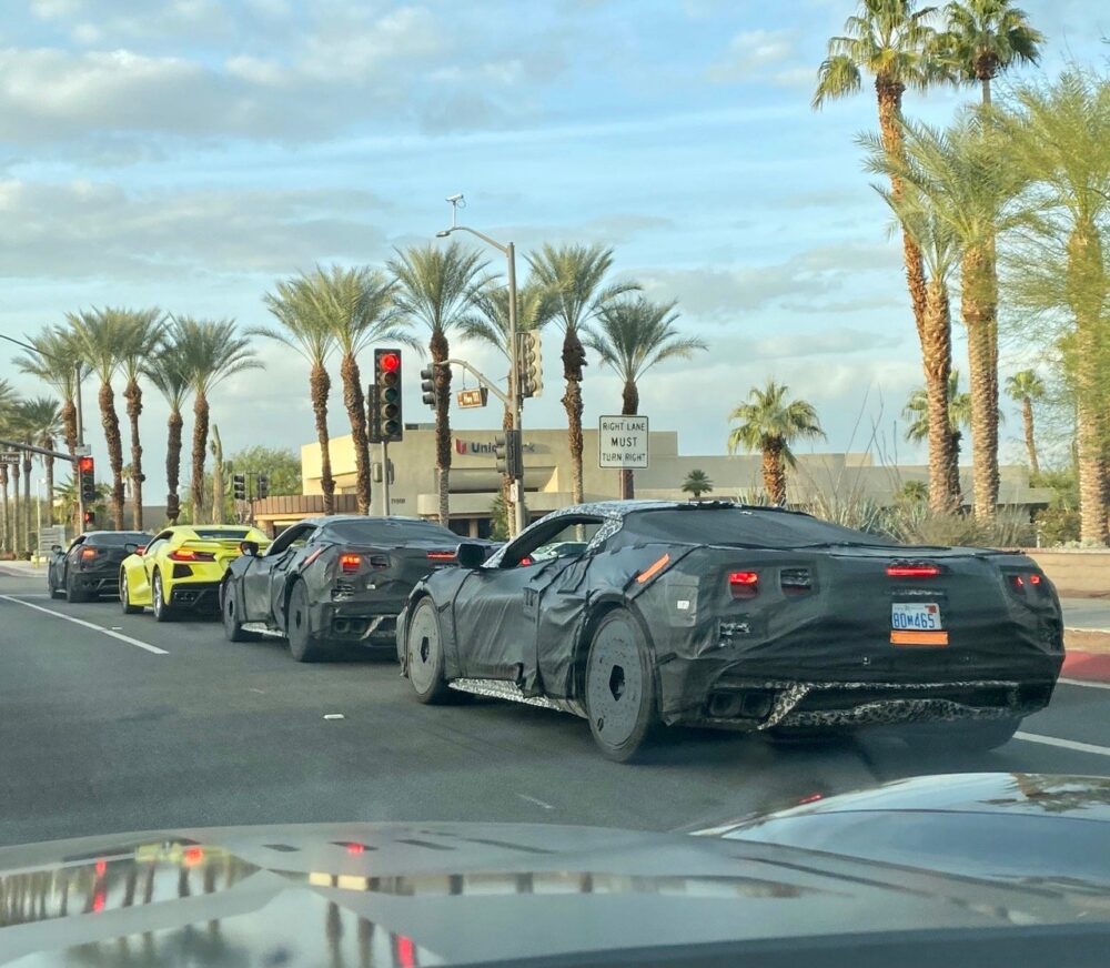 2022 C8 Corvette Z06 spy shot