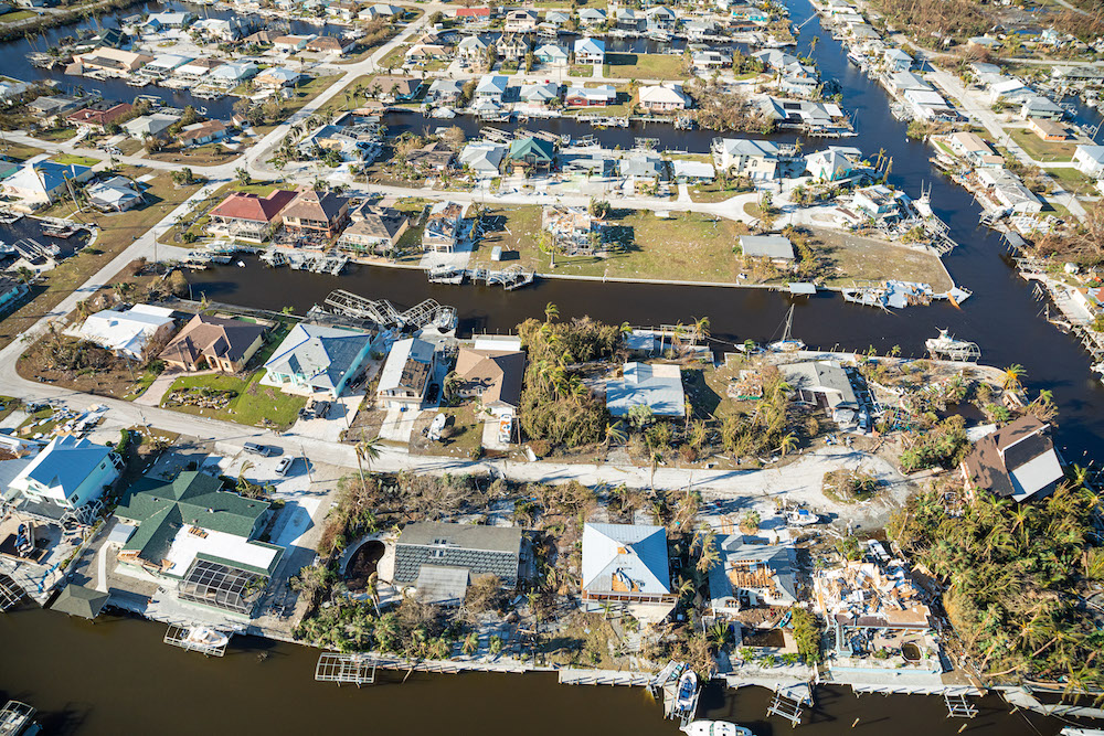 Insurance premiums are rising thanks to billion dollar weather events like Hurricane Ian. Photo by Ozzy Trevino, Public Domain