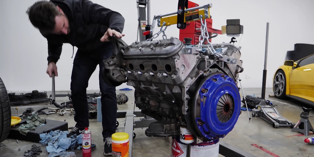 Rob Dahm Test Fits Mazda 13B Rotary into C5 Corvette Z06