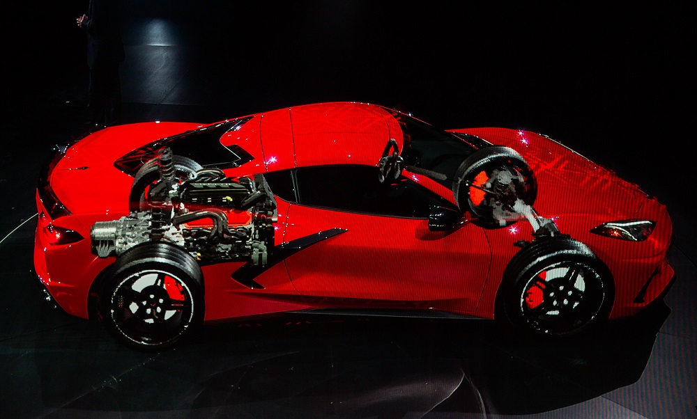 2020 Corvette C8 Mid Engine Lay Out Chassis