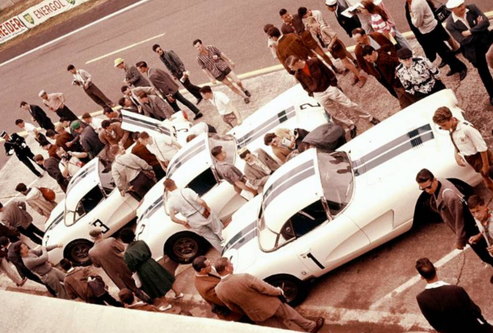 Cunningham Corvettes at Le Mans