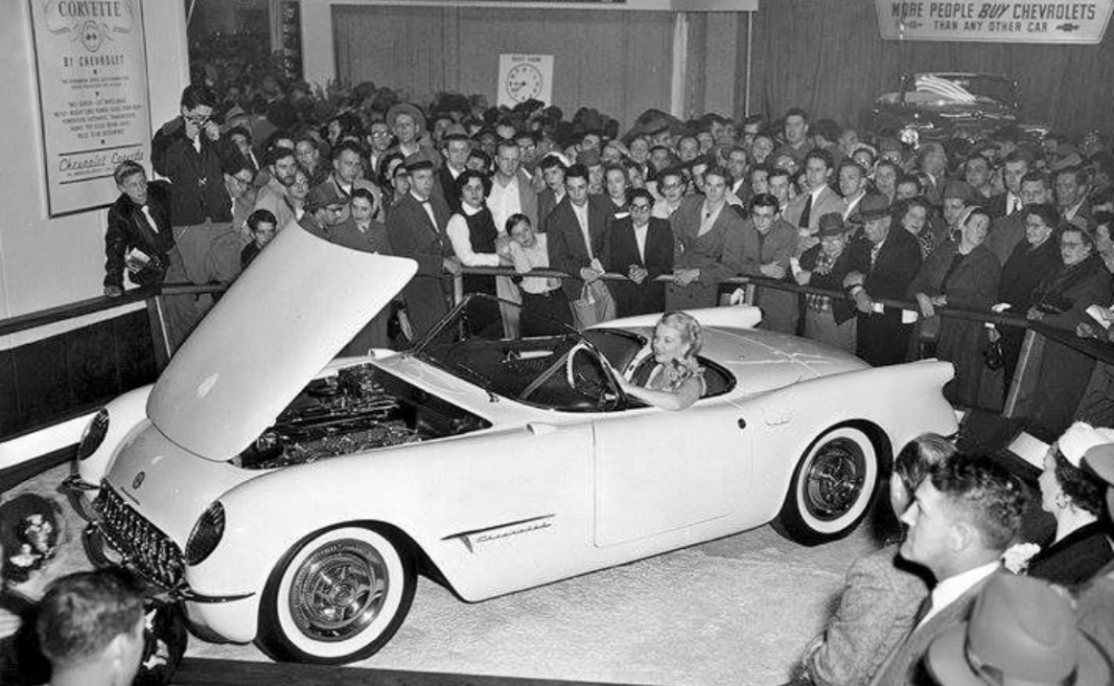 1953 Chevrolet Corvette at GM Motorama