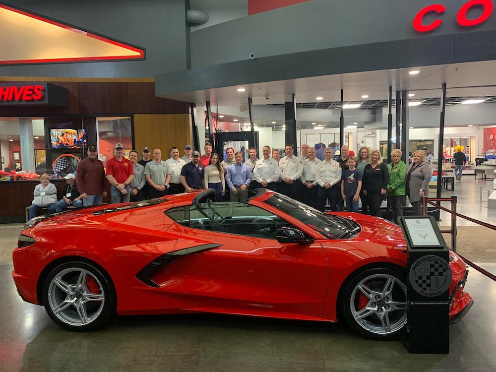 National Corvette Museum Donates Red C8 to Bowling Green Fire Department