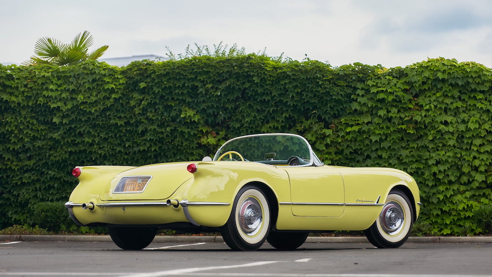 Harvest Gold 1955 Corvette