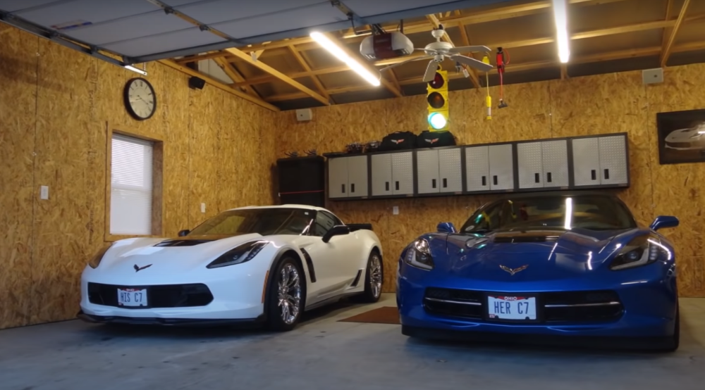 3 C8 Corvettes his hers