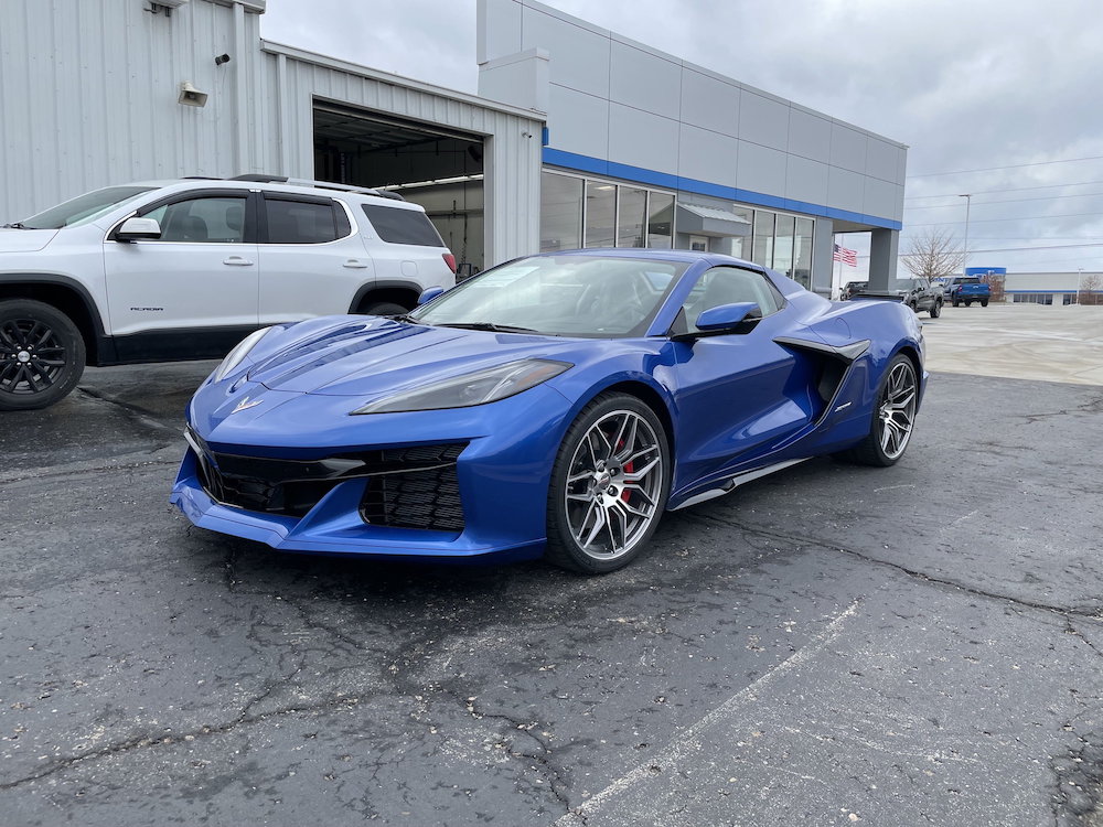 Elkhart Lake Blue C8 Corvette Z06