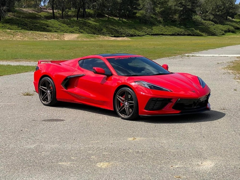 C8 on HRE Wheels