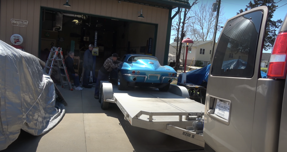 Nassau Blue Big Block C2 Corvette Restomod