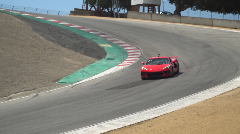 C8 Z51 Corvette at Laguna Seca