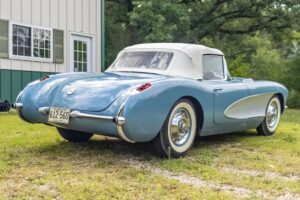 Arctic Blue 1956 Corvette