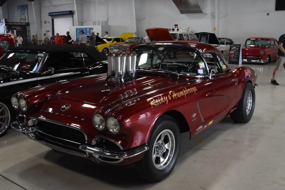 Carlisle Winter AutoFest Corvette Display