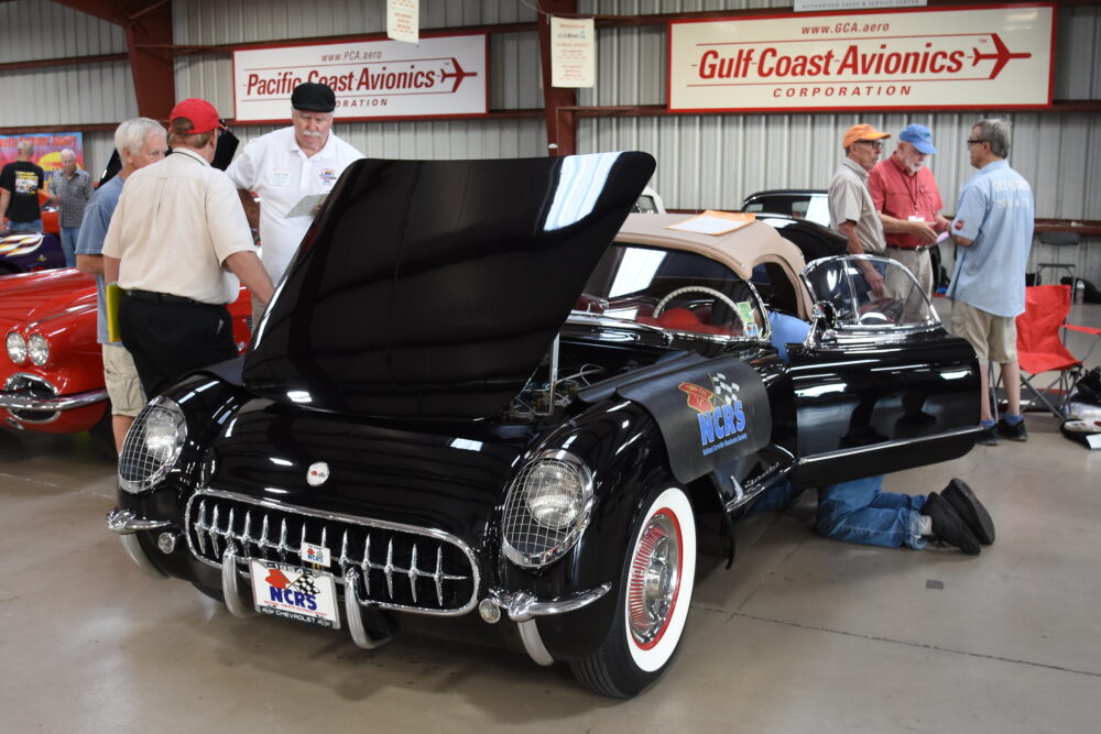 Carlisle Winter AutoFest Corvette Display