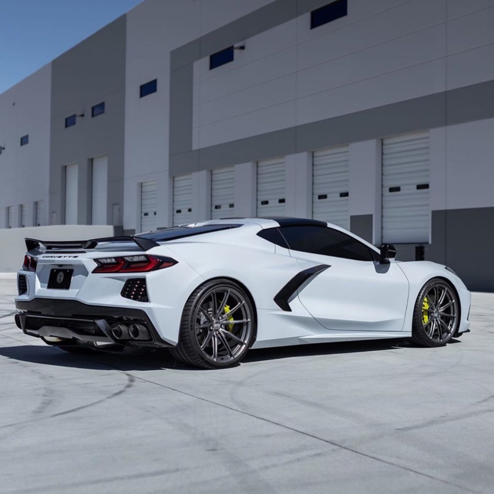 C8 on HRE Wheels