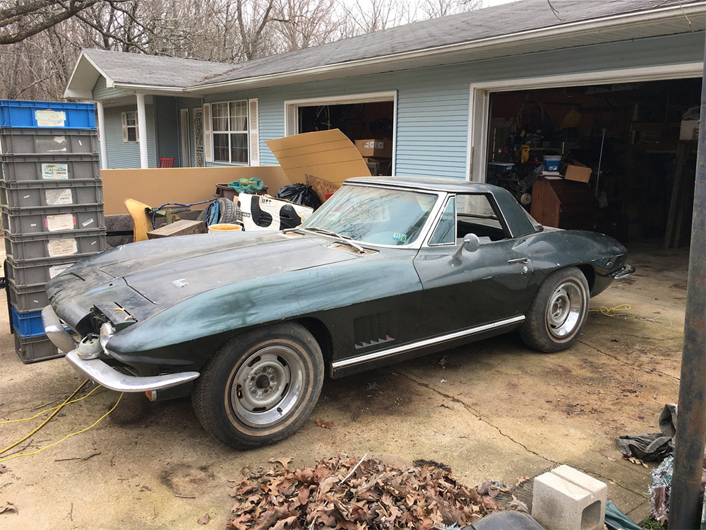 1967 Chevrolet Corvette Restoration Project Starting Point