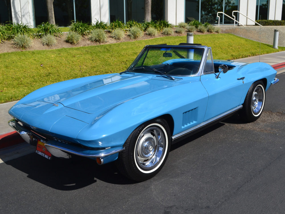 Jewel Blue 1967 Corvette Convertible