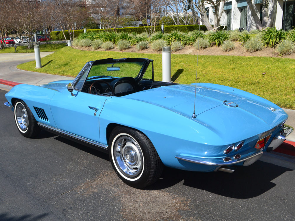 Jewel Blue 1967 Corvette Convertible