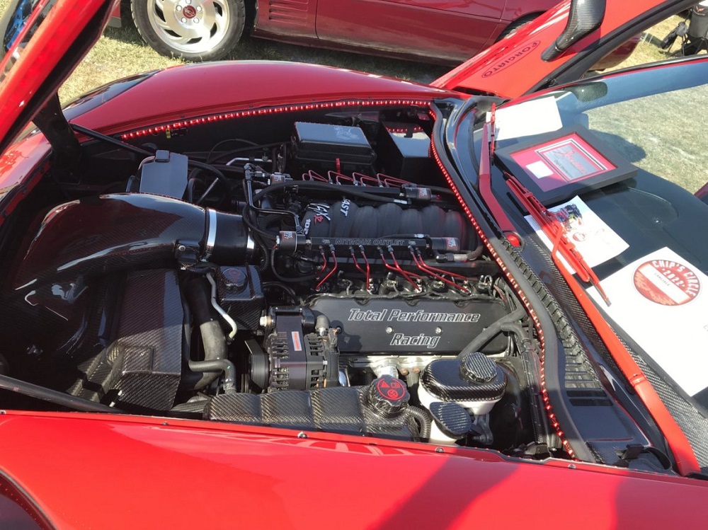 Corvette engine with Nitrous