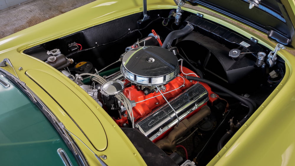 Harvest Gold 1955 Corvette