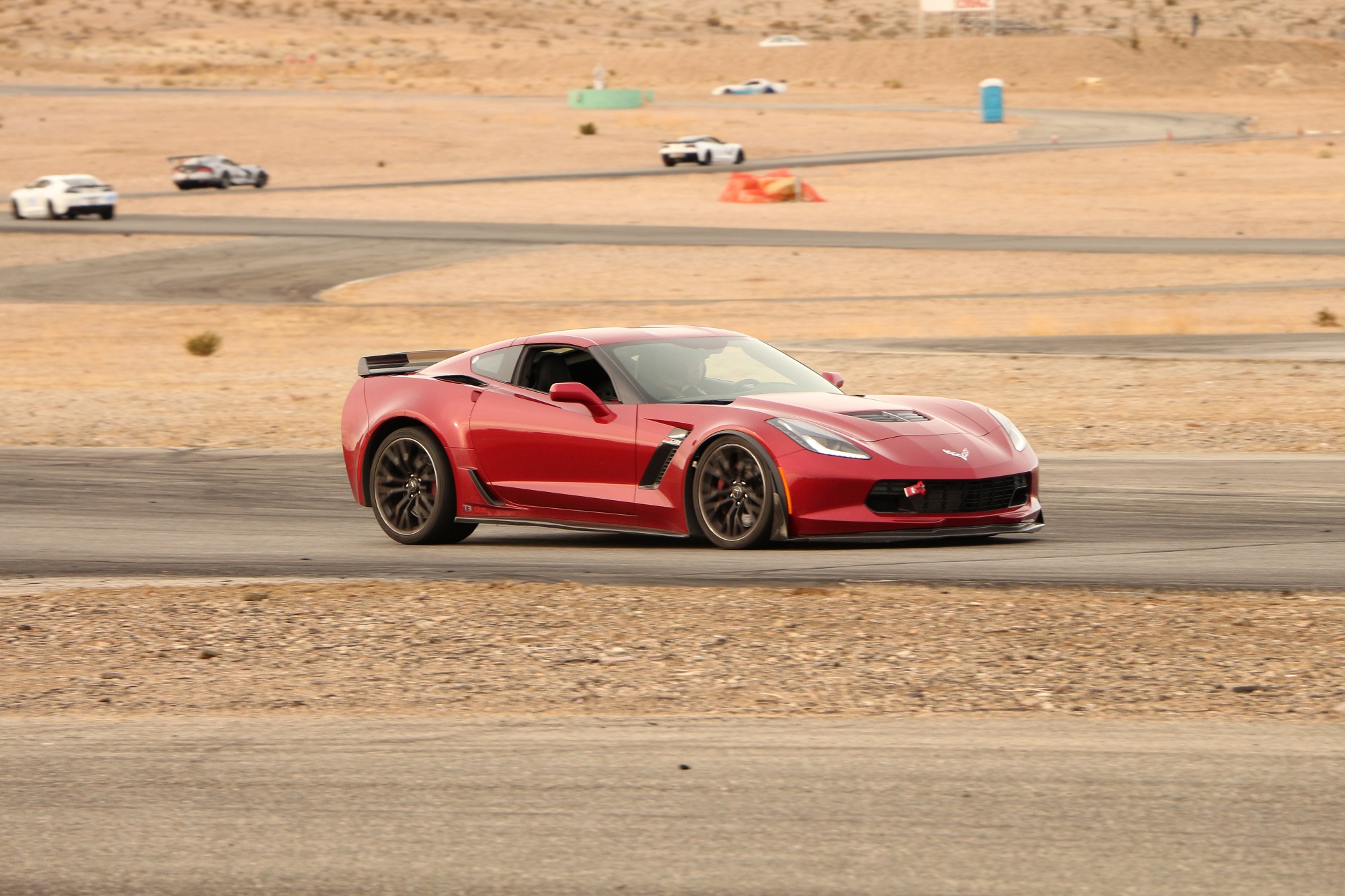 C7 Corvette Z06 on Track Streets of Willow Springs