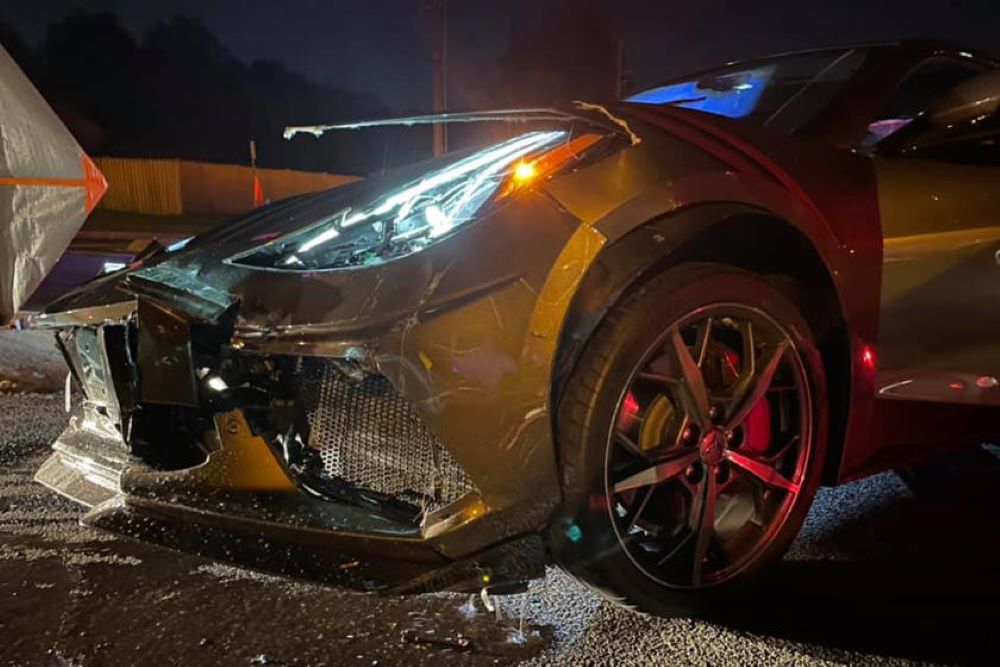 2020 Corvette Wreck