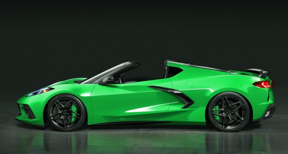 Corvette in Krypton Green