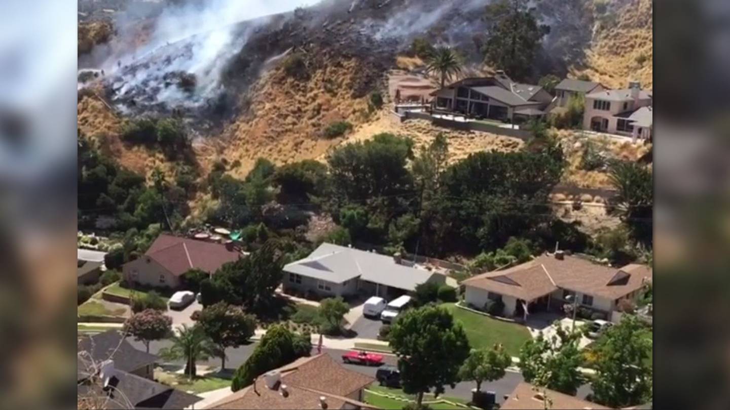 C1 Corvette Fleeing Wildfire