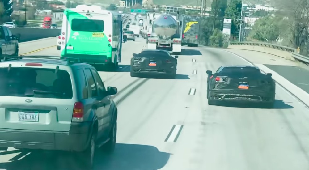 Alleged C8 Corvette Z06 in California