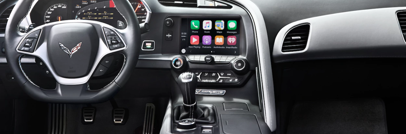 Alpine iLX-107 for iPhone and Apple CarPlay in Chevrolet Corvette