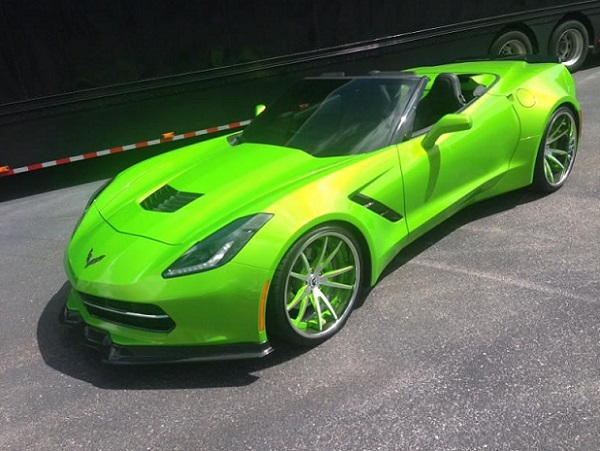 Anti Freeze Green Corvette  text