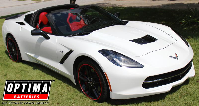 Arctic White C7 Corvette Z51 Home