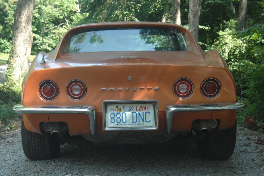 1972 Corvette Rear