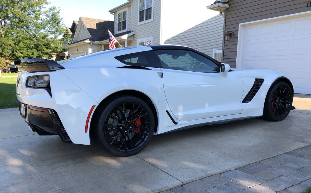 Worked Corvette Z06 Rear Corner