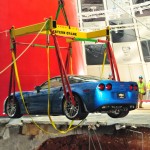 First Corvette from Sinkhole Fires Up