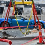 First Corvette from Sinkhole Fires Up