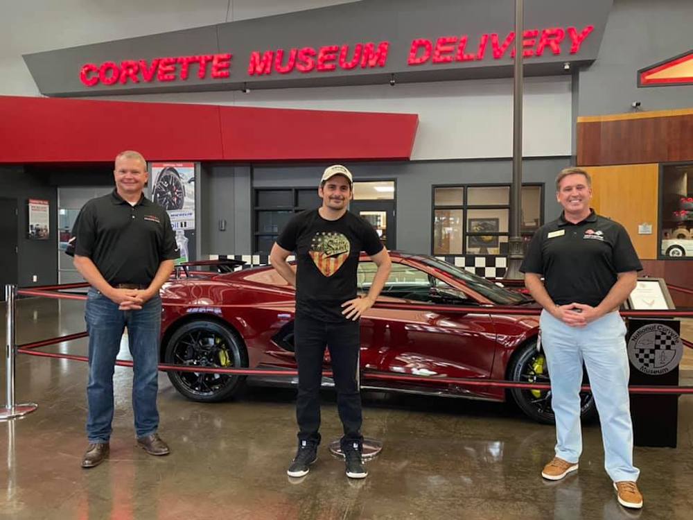 Brad Paisley C8 National Corvette Museum Delivery