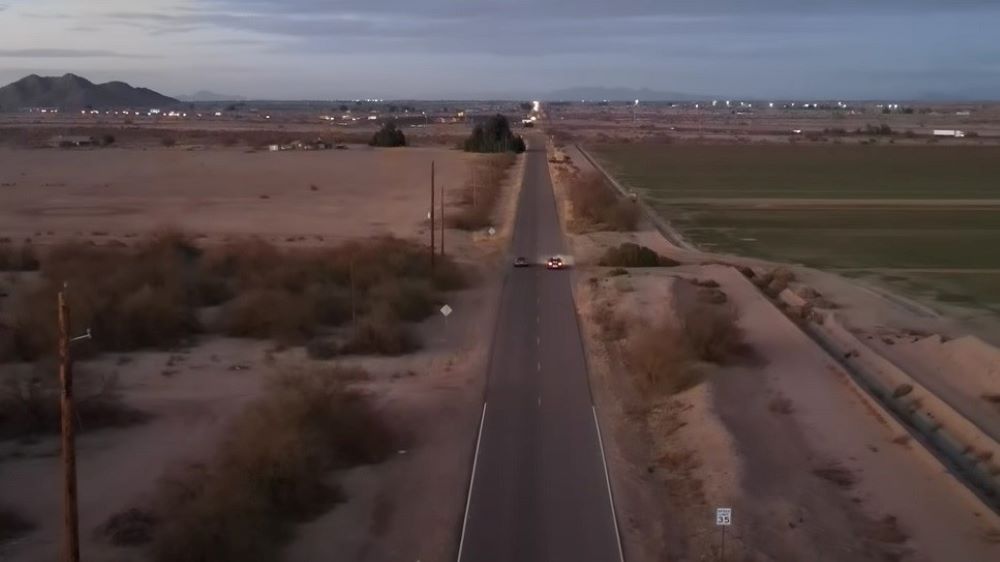 C4 Corvette vs Ford Mustang Drag Race