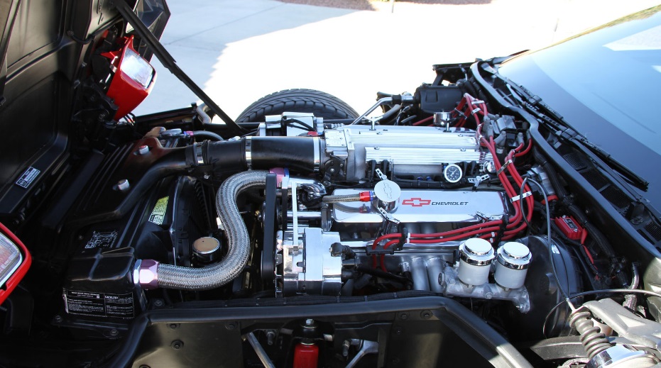 1985 C4 Corvette tuned engine