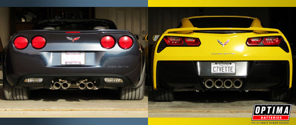 C6 and C7 Corvettes Side-by-Side Comparison Home