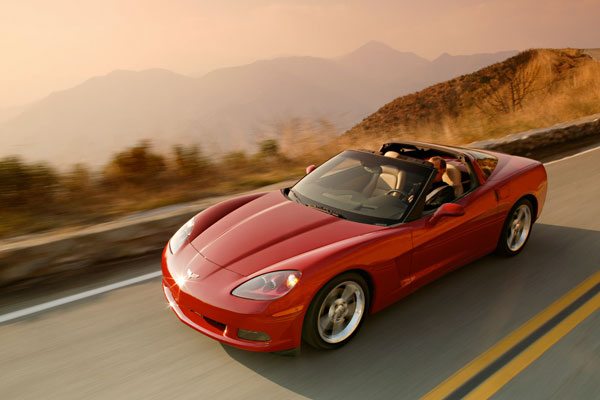 C6 Corvette Driving