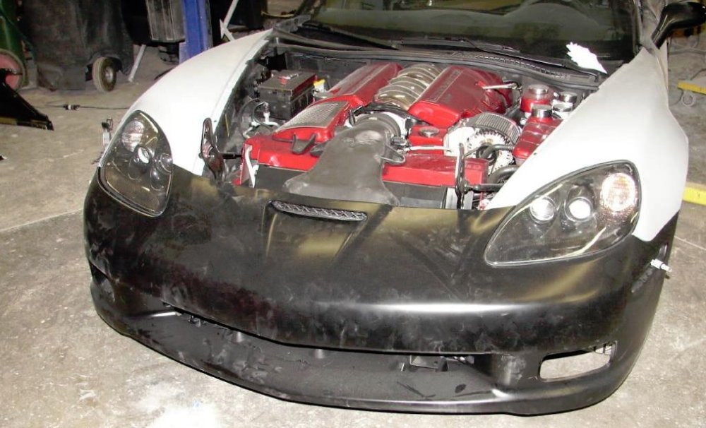 Corvette ZR1 Front End Mocked Up