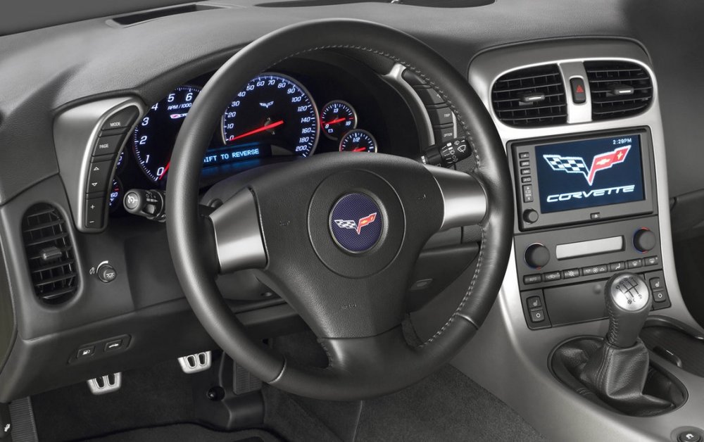 C6 Corvette Z06 interior