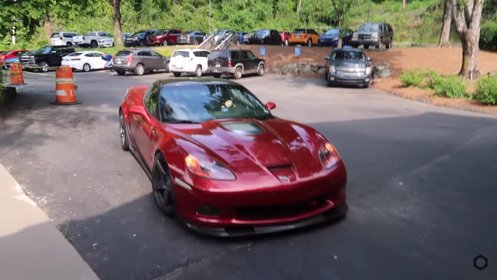 C6 ZR1 mountain drive