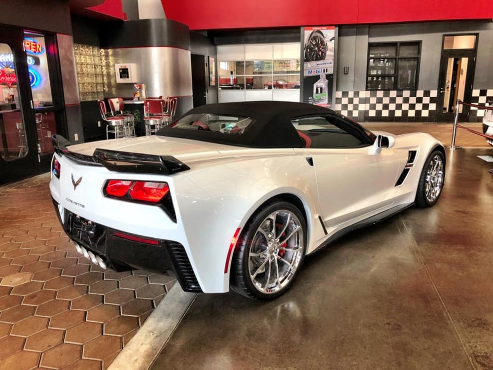 C7 Corvette Convertible in the National Corvette Museum