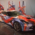 C7 transformed into contemporary art piece