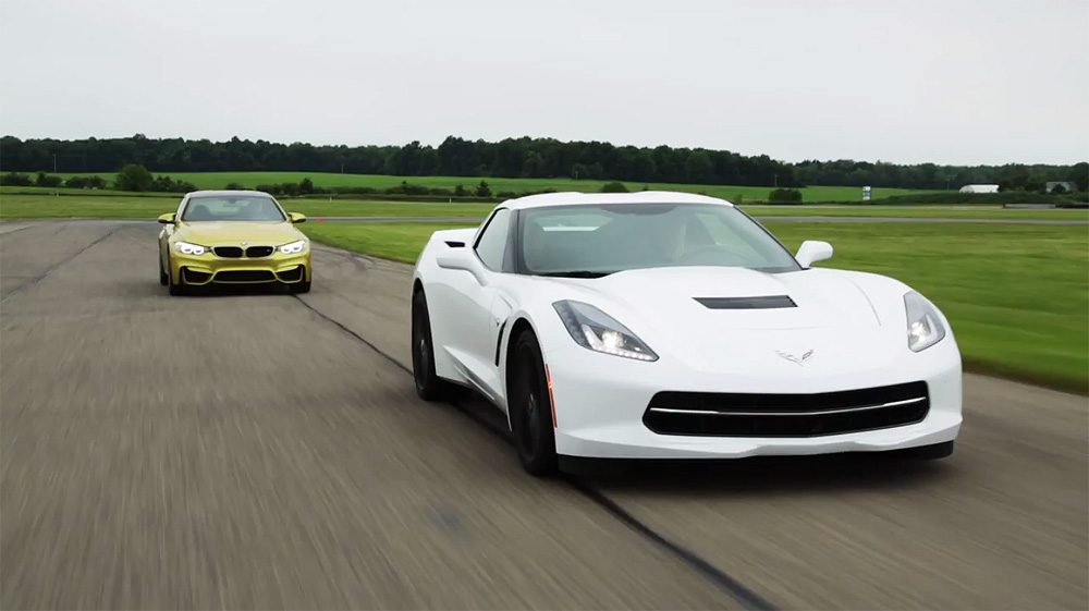 C7 Corvette Stingray vs BMW M4