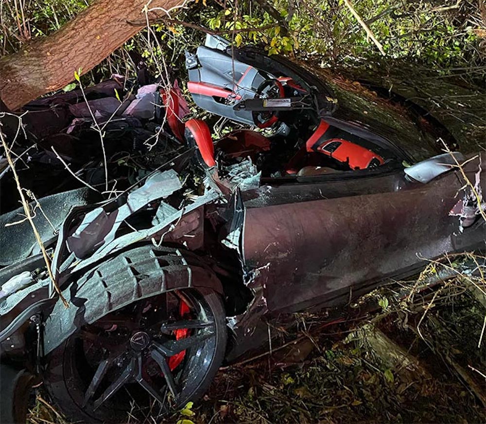 C7 Corvette Z06 Crash