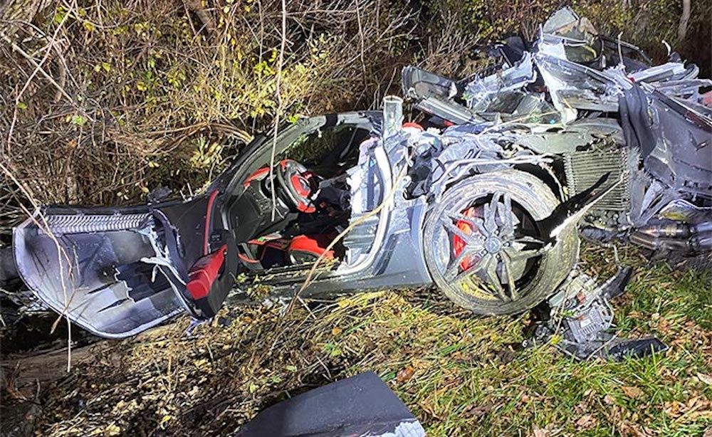 C7 Corvette Z06 Crash